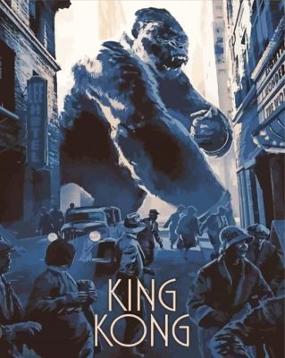 King Kong 1933 Movie Paint By Number