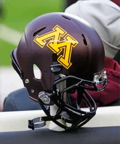 Minnesota Gophers Helmet Paint By Numbers