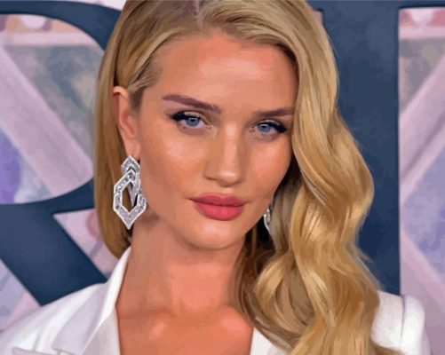 Rosie Huntington Whiteley Paint By Numbers