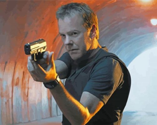 24 Jack Bauer Paint By Numbers