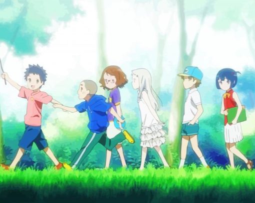 Aesthetic Anohana Paint By Number