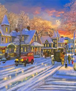 Christmas City Paint By Number