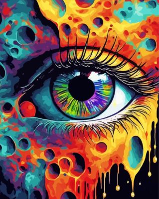 Aesthetic Mystical Eye Paint By Numbers