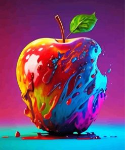 Colorful Apple Paint By Number