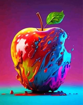 Colorful Apple Paint By Number