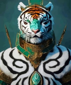 Tiger Warrior Paint By Number