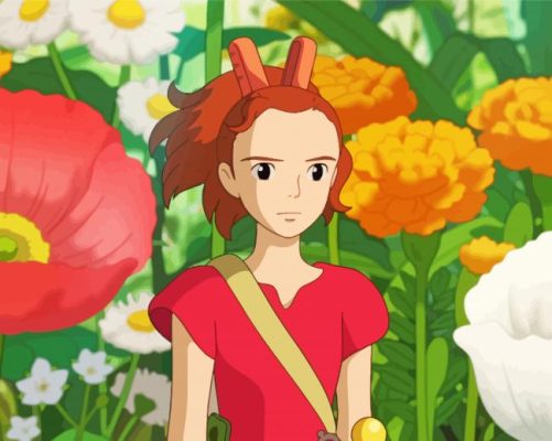 Arrietty Ett Clock Paint By Numbers