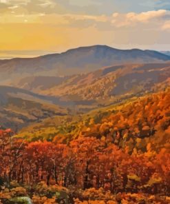 Autumn In Appalachian Mountains Paint By Number