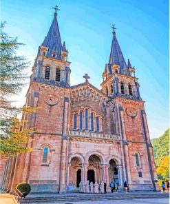 Basilica Covadonga Spain Paint By Number