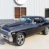 Black Chevrolet Nova Paint By Number