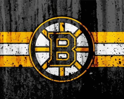 Boston Bruins Logo Paint By Numbers