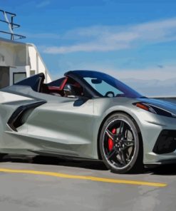 C8 Convertible Corvette Paint By Number