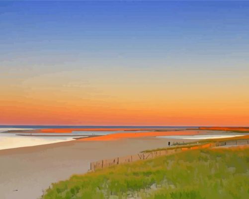 Cape Cod Beach Paint By Numbers