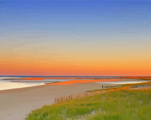 Cape Cod Beach Paint By Numbers