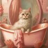 Cat In Bath Paint By Number