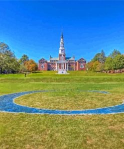 Colby College Building Paint By Numbers