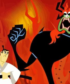 Cool Samurai Jack Paint By Number