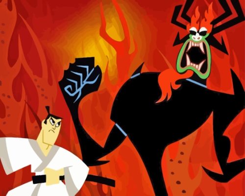 Cool Samurai Jack Paint By Number