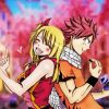 Cute Natsu And Lucy Paint By Number