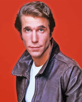 Fonzie Happy Days Paint By Number