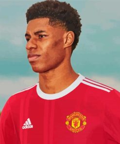 Footballer Marcus Rashford Paint By Number