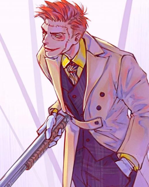 Jerome Valeska Character Paint By Numbers