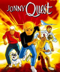 Jonny Quest Poster Paint By Numbers