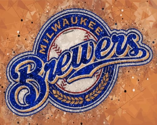 Milwaukee Brewers Logo Paint By Numbers