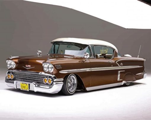 1958 Chevy Impala Paint By Number