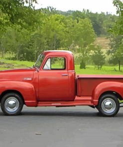 51 Chevy Truck Paint By Number