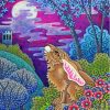 Abstract Hare Moon Paint By Number