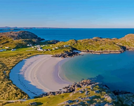 Achmelvich Bay Paint By Number