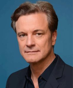 Actor Colin Firth Paint By Number