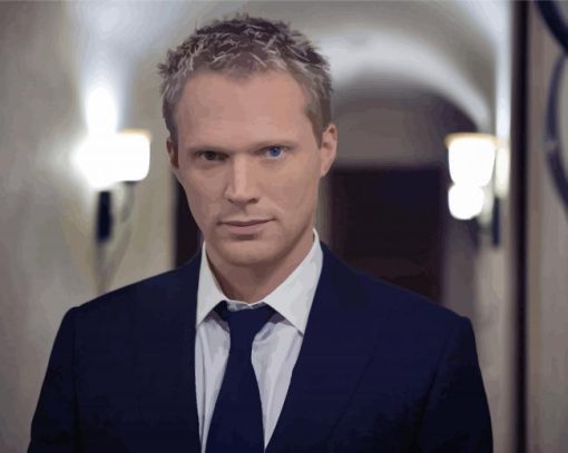 Actor Paul Bettany Paint By Number