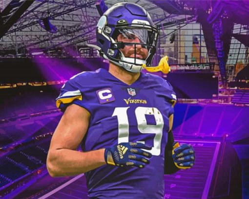 Adam Thielen Paint By Numbers