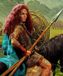 Boudica Warrior Paint By Numbers