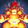 Bowser With Star Paint By Number