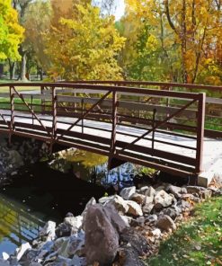 Bridge In Cornelia Lake Paint By Numbers