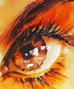 Brown Eye Paint By Number