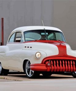 Buick 1950 Hot Rod Paint By Number