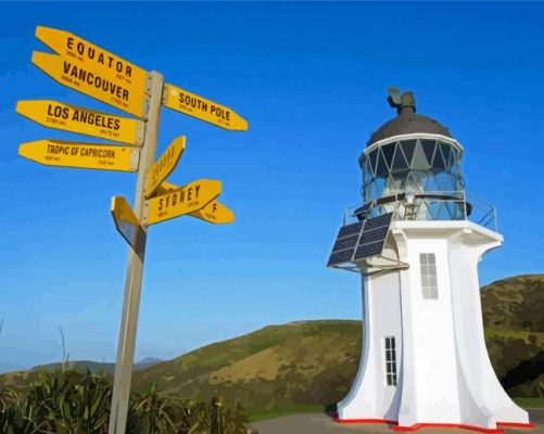 Cape Reinga Paint By Numbers