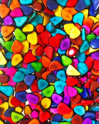 Colorful Stones Paint By Number