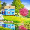 Country Spring Art Paint By Numbers