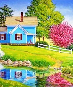 Country Spring Art Paint By Numbers