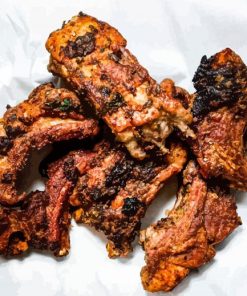 Crispy Fried Ribs Paint By Numbers