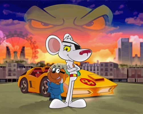 Danger Mouse Paint By Number