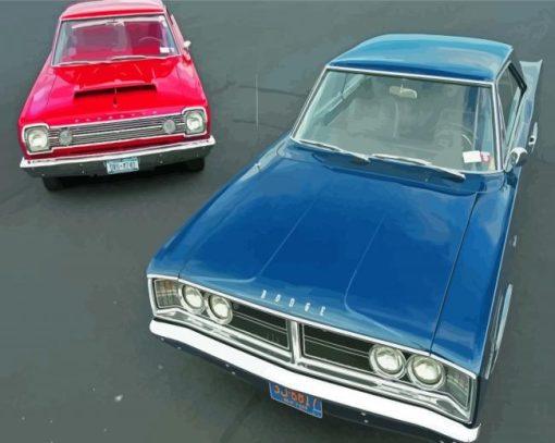 Dodge And Belvedere Paint By Number