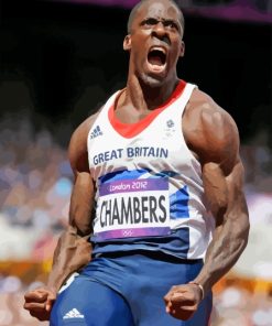 Dwain Chambers Paint By Number