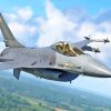 F16 Fighting Falcon Paint By Number