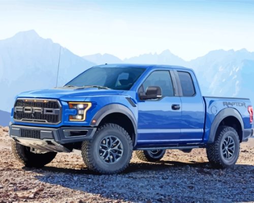 Ford Raptor Paint By Number